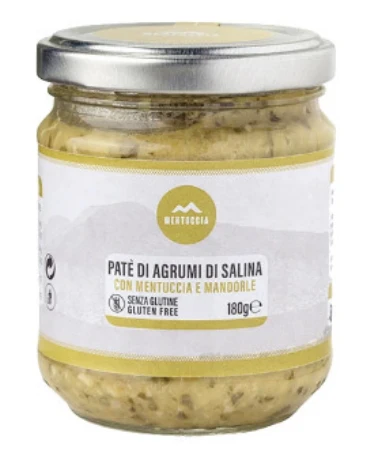 PATE' DI AGRUMI CON MENTUCCIA E MANDORLE