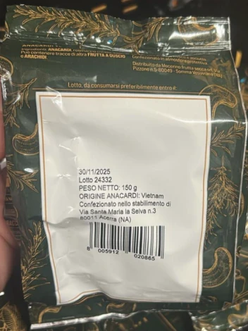 ANACARDI TOSTATI AROMA ROSMARINO