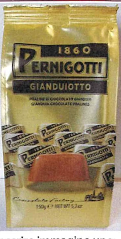 Gianduiotto - Praline di cioccolato alle nocciole gianduia