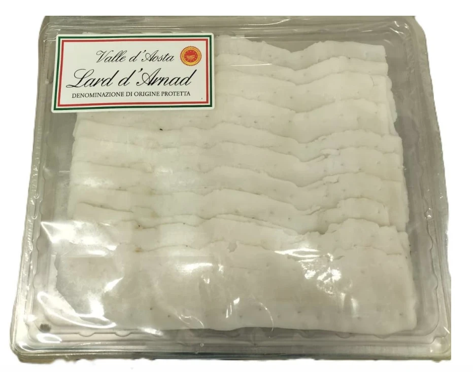 VALLE D’AOSTA LARD D’ARNAD DOP AFFETTATO