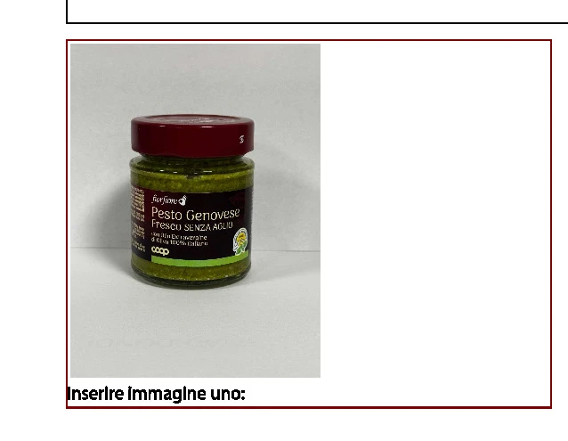 PESTO GENOVESE FRESCO SENZA AGLIO