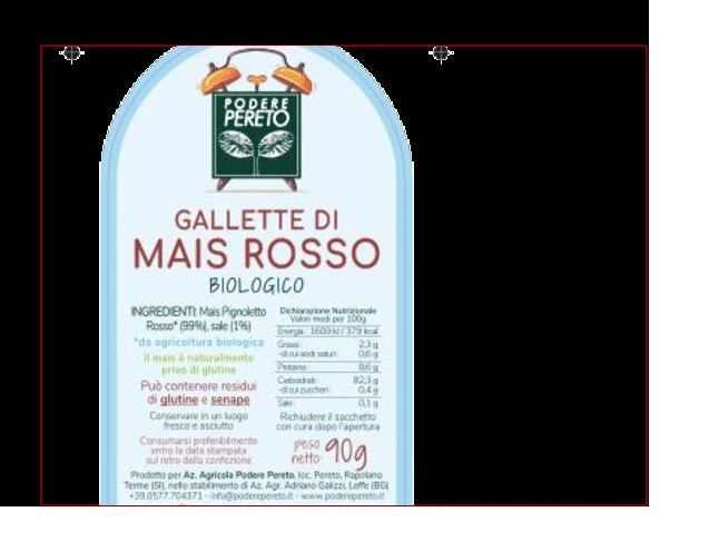 Gallette mais rosso biologico 90g