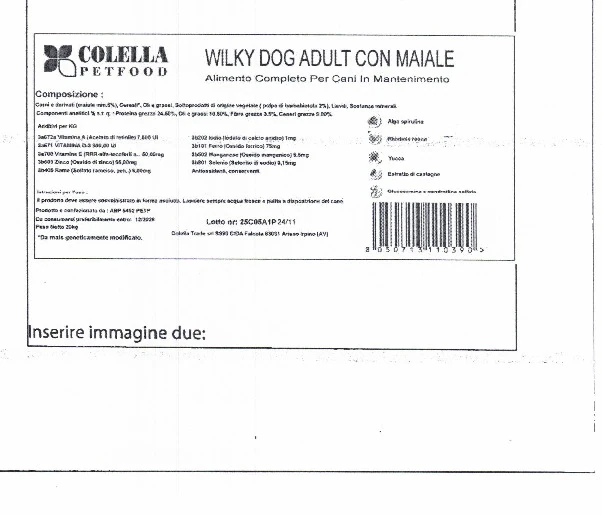WILKY DOG ADULT CON MAIALE