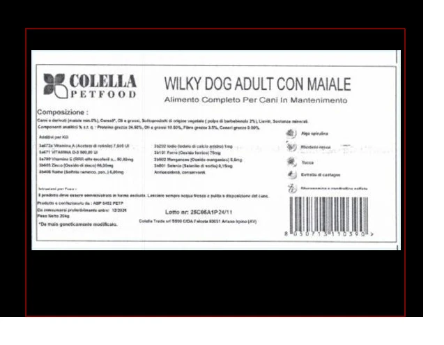 WILKY DOG CON MAIALE