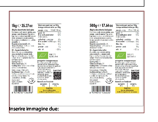 Miglio decorticato biologico