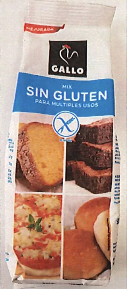 MIX SIN GLUTEN PARA MULTIPLES USOS