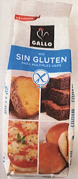 MIX SIN GLUTEN PARA MULTIPLES USOS