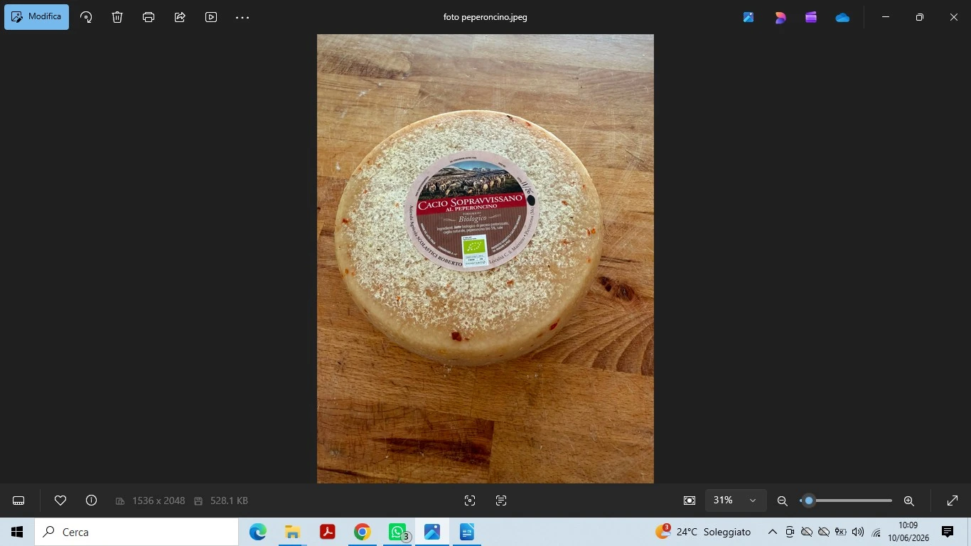 Cacio Sopravvissano al peperoncino