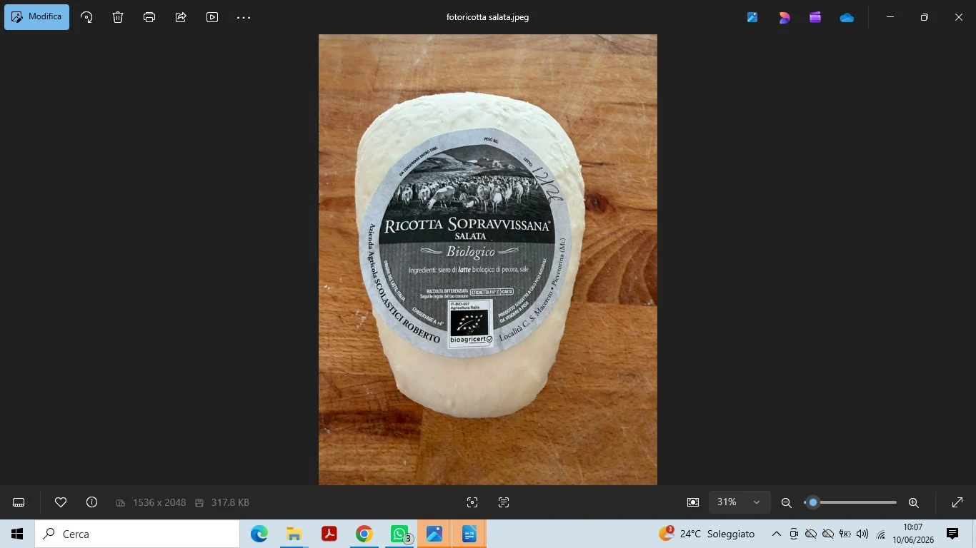 Ricotta Sopravvissana Salata