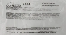 3144 Primini CORNETTI VUOTI RSPO SG - 80 PZ MADRE TBI