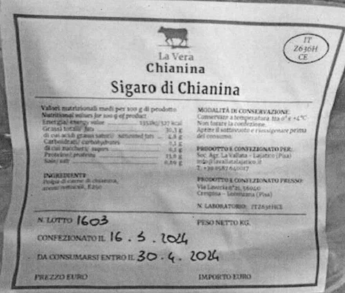 SIGARO DI CHIANINA