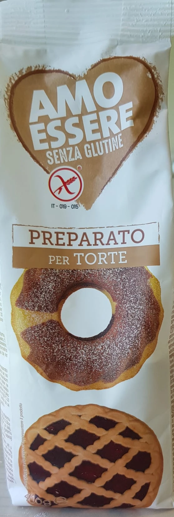 Preparato per torte senza glutine 400g