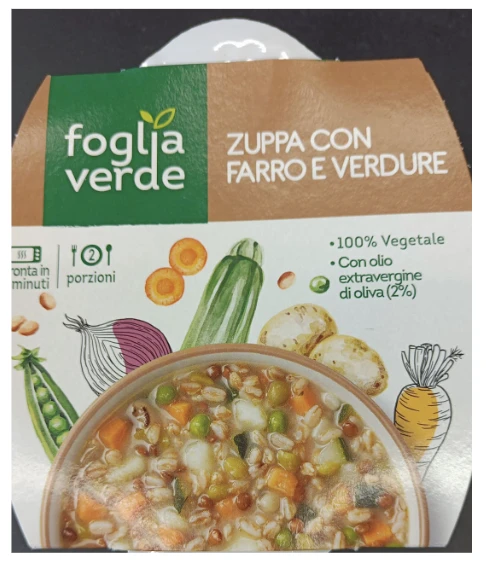 Zuppa con farro e verdure