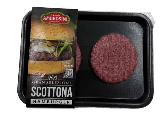 HAMBURGER DI SCOTTONA - 200g (100X2) skin