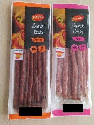 Snack Sticks (Fuet/Chorizo), 80g