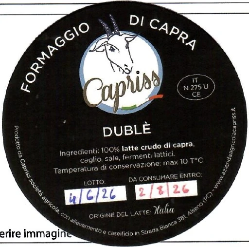 DUBLE - Formaggio di capra