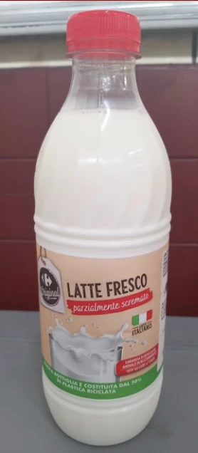 Latte Fresco Pastorizzato PARZIALMENTE SCREMATO