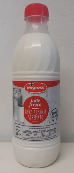 Latte Fresco Pastorizzato PARZIALMENTE SCREMATO