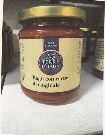 Ragù con carne di cinghiale