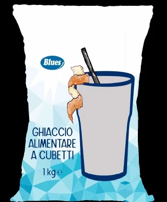 Ghiaccio alimentare a cubetti 1 kg