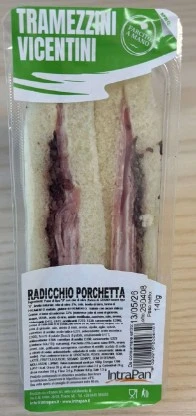 Tramezzini vicentini radicchio porchetta