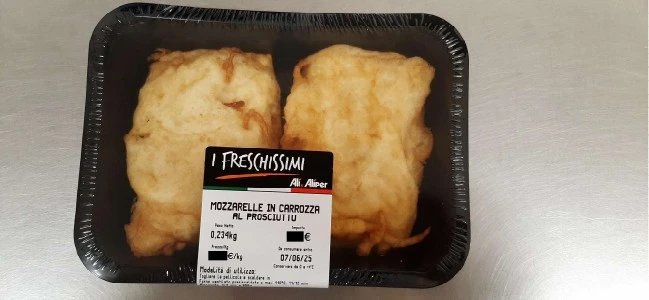 Mozzarelle in carrozza al prosciutto