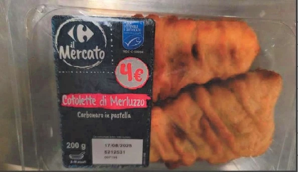 Cotolette di merluzzo carbonaro in pastella