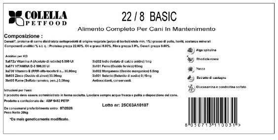 Foto 22/8 basic Colella richiamato