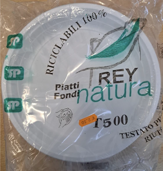 PIATTI REY NATURA T 500 FONDO 20 PEZZI