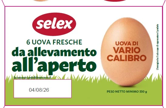 Foto Uova fresche da allevamento all'aperto selex x6 Selex richiamato