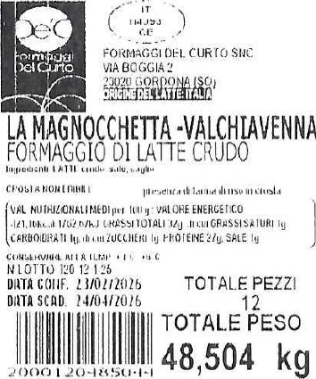 La magnocchetta-valchiavenna-formaggio a latte crudo