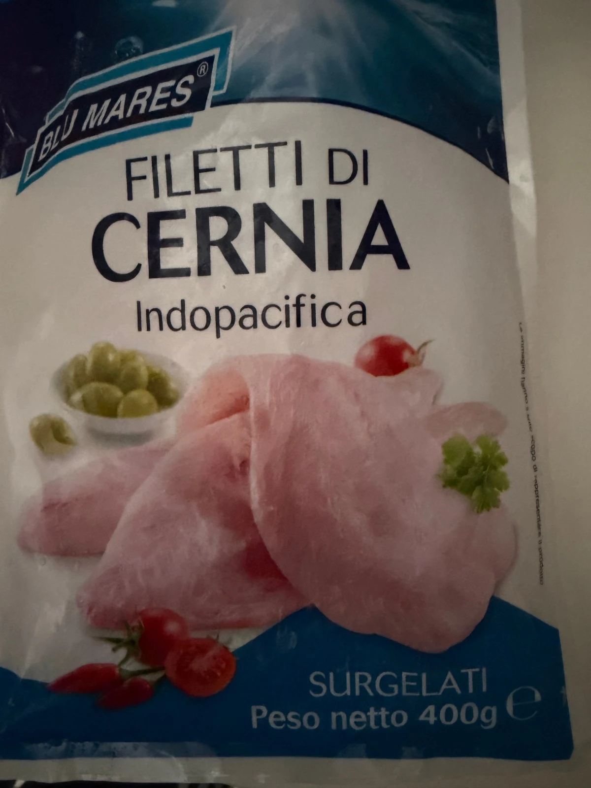 Filetti di cernia indopacifica surgelati