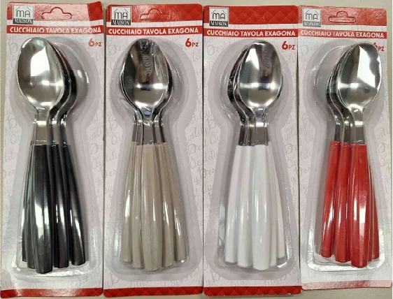 Cucchiai tavola exagona ma maison 6 pz