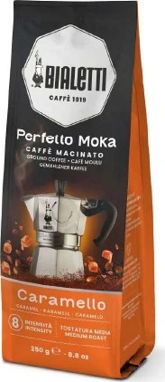 Perfetto moka macinato aromatizzato al caramello