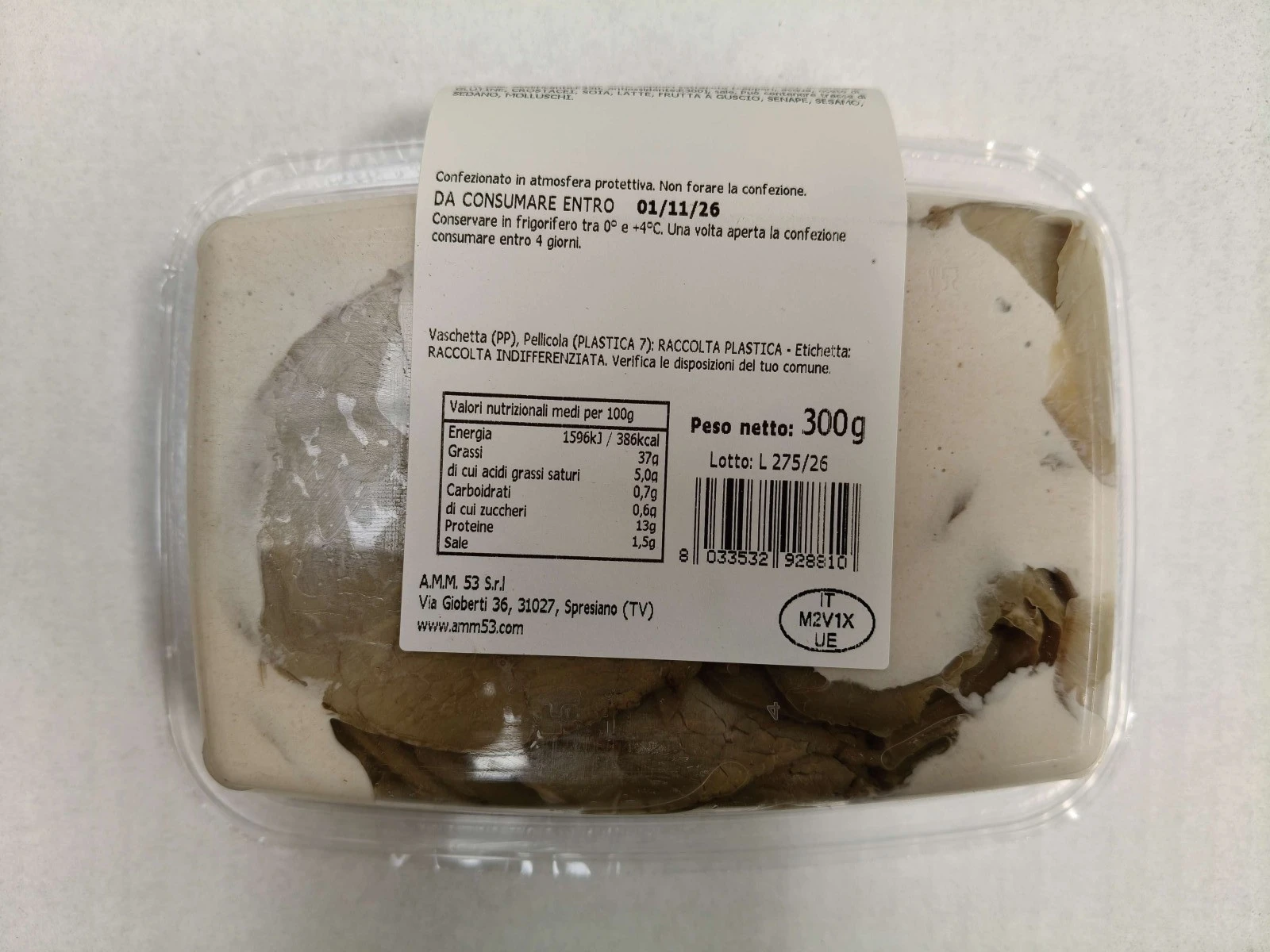 Foto Vitello tonnato 300g A.m.m.53 Pasticceria-Gastronomia richiamato