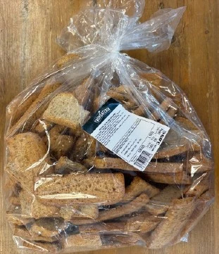Fette biscottate con farina integrale - ritagli