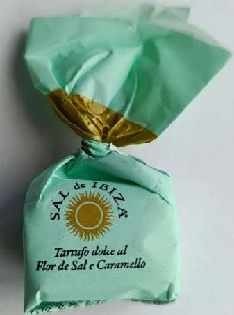 Tartufo dolce al Flor de Sal e Caramello
