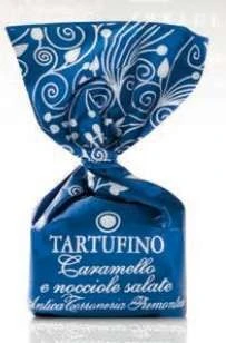 Tartufo dolce al caramello e nocciole salate