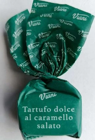 Tartufo dolce al caramello salato