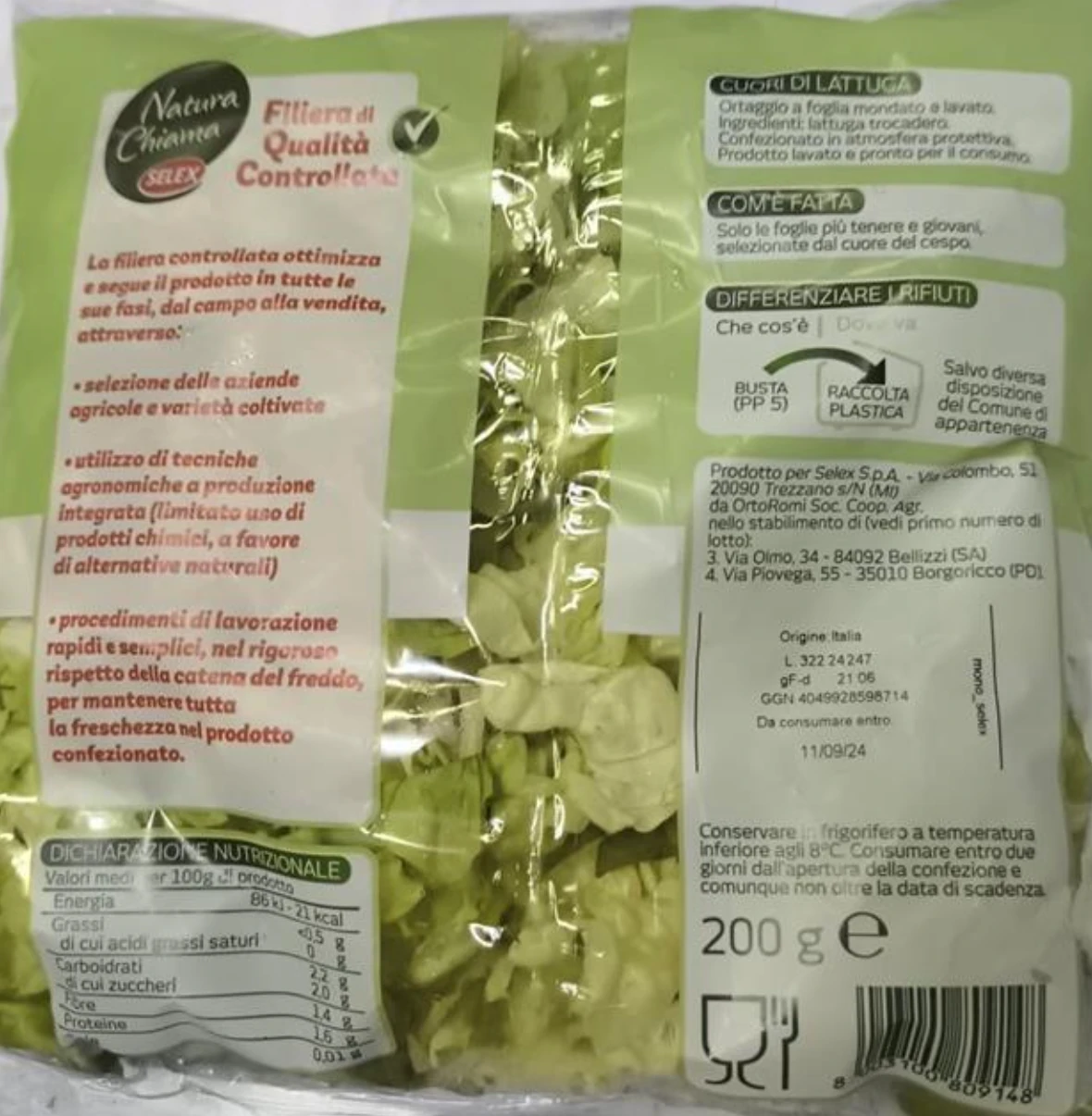 LATTUGA 200g