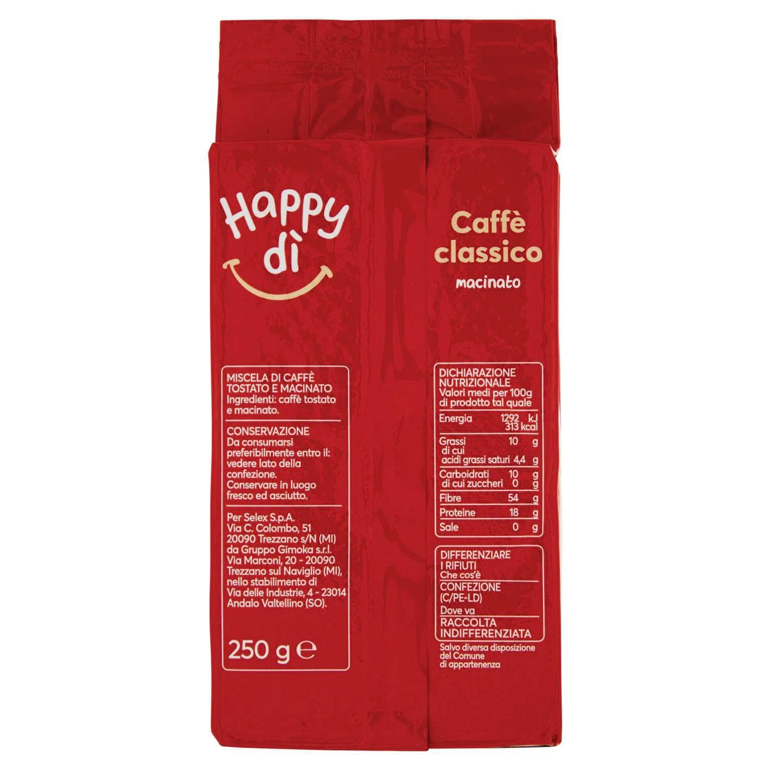 Foto Caffè macinato classico Happy Dì richiamato
