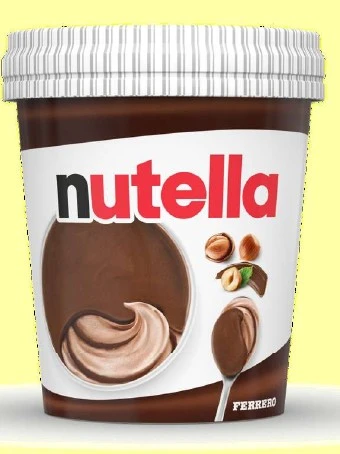 Nutella ice cream pot