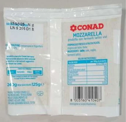 Foto Mozzarella conad Conad richiamato