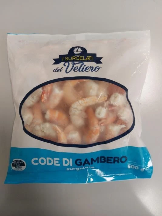 Code di gambero precotte surgelate