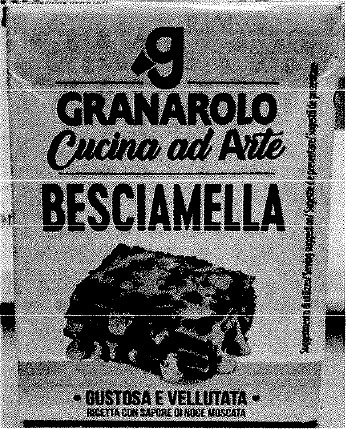 Besciamella UHT a lunga conservazione