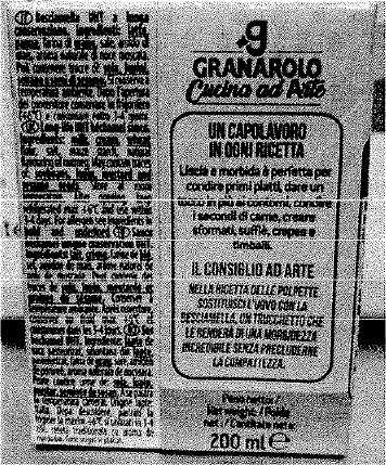 Foto Besciamella UHT a lunga conservazione Granarolo richiamato