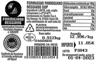 PARMIGIANO REGGIANO DOP 24 mesi