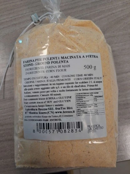 Foto Polenta macinata a pietra 500g Brezzo richiamato