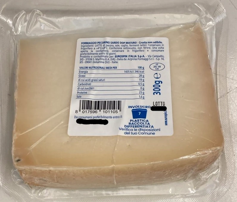 Pecorino Sardo DOP maturo