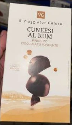 Cuneesi al rum finissimo cioccolato fondente